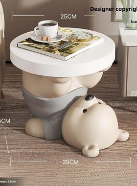 活力熊咖啡桌入口换鞋凳客厅装饰装饰品家居用品电视柜托盘乔迁礼