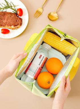 韩国保温袋饭盒袋便当袋手提包饭包上班装带饭手提袋子餐包学生饭