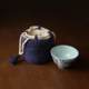 Travel tea set thickened cotton linen storage bag tea leaf jar tea cup teapot cloth bag
