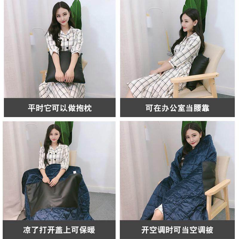 抱枕被子两用靠垫毛绒空调被办公室午睡毯汽车沙发腰靠枕头被加厚,淘宝优惠券,粉丝福利购,淘宝优惠卷