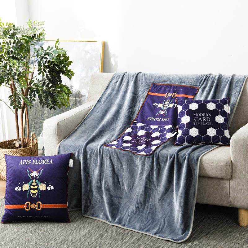 折叠抱枕被子毯子两用汽车靠垫办公室午休空调毯沙发靠枕头毛毯,淘宝优惠券,粉丝福利购,淘宝优惠卷