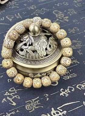 极速星月菩提手串单n圈原生态高密顺白新月手链男女正月菩提子文