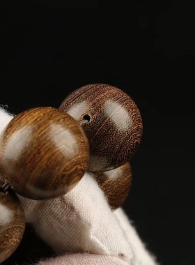 极速金丝檀木佛珠男2.0金丝楠木手持乌木手O串木质小叶紫檀香车挂