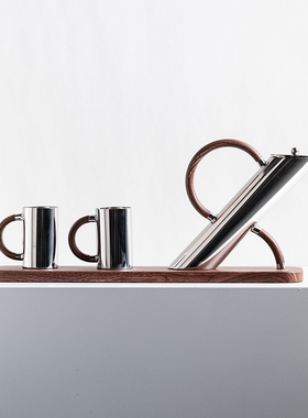 极速装饰推荐轻奢l现代咖啡杯装饰摆件简约艺术客厅博古架餐边柜