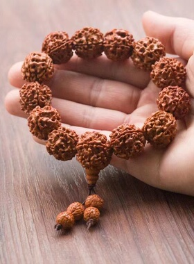 极速金刚菩提子佛珠手串佛珠u手链直径男女通用17-18MM尼泊尔金刚