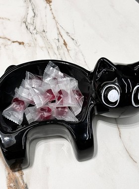 速发入户门口进收入户放门纳神器创意猫咪可爱黑饰摆件装猫品礼物