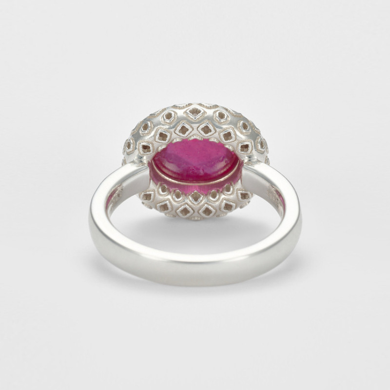 925 silver ruby ring
