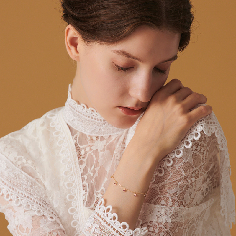 新年礼物agete/阿卡朵【中国限定】10月诞生石粉红碧玺梦想成真手,淘宝优惠券,粉丝福利购,淘宝优惠卷