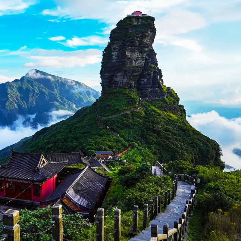 私家团贵州旅游纯玩半自由行5天4晚黄果树小七孔西江镇远梵净山