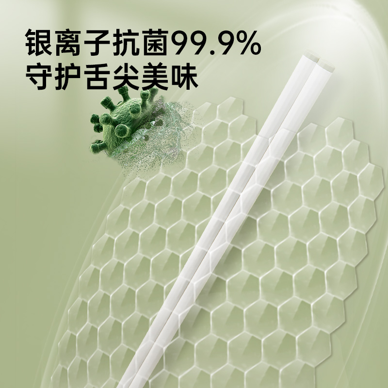 炊大皇筷子家用高档新款抗菌防霉防滑合金筷耐高温快子一人一筷