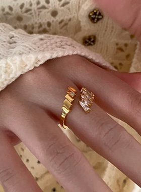 极速2023 New Arrival Simple Temperament IrregPular Zircon Me