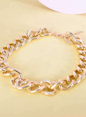 极速European and American thick chainH necklace accessories