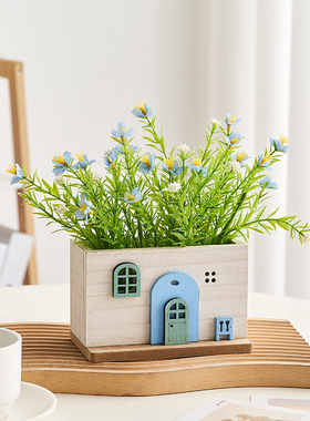 极速微景观c造景仿真植物桌面装饰仿真室内冰箱上客厅电视柜两边