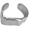 New versatile irregular metal ring for women designed niche D fashion personalized ring simple opening adjustable