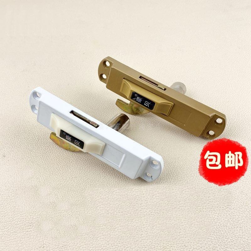 极速塑钢b铝合金拉门专用锁扣带钥匙平移门锁具挂钩推拉勾锁对开 - 图0