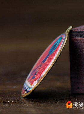 极速随身铜箔卡药师q佛释迦佛四臂玛哈嘎啦铜像小唐卡吊坠