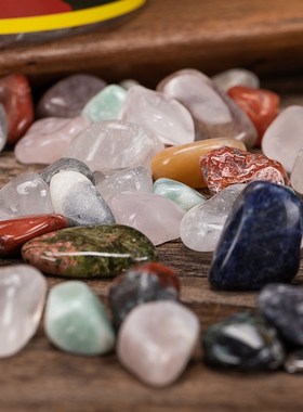 极速七宝石天然水晶供曼扎盘供佛混搭装宝瓶 供奉U七宝八供修盘佛