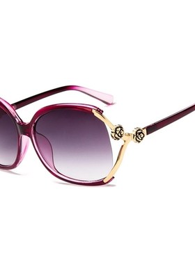 极速2023新款女士太阳镜偏光眼C镜女款圆脸长脸防紫外线圆形优雅