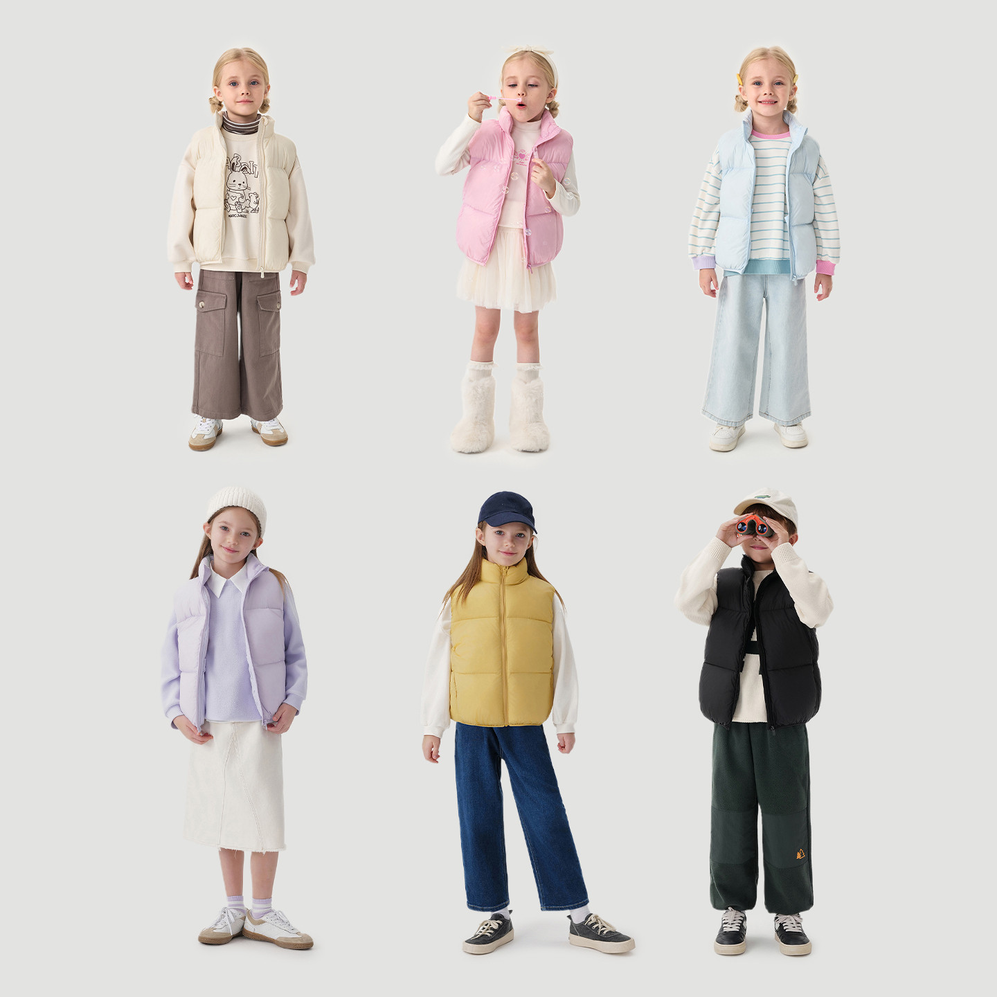 [三防]马克珍妮男女童超轻加厚面包羽绒服马甲儿童冬装新款551111,淘宝优惠券,粉丝福利购,淘宝优惠卷