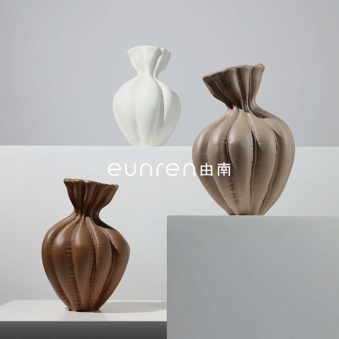 法式大花瓶白色高级感摆件家居民宿酒店软装中古风复古艺术花瓶,淘宝优惠券,粉丝福利购,淘宝优惠卷