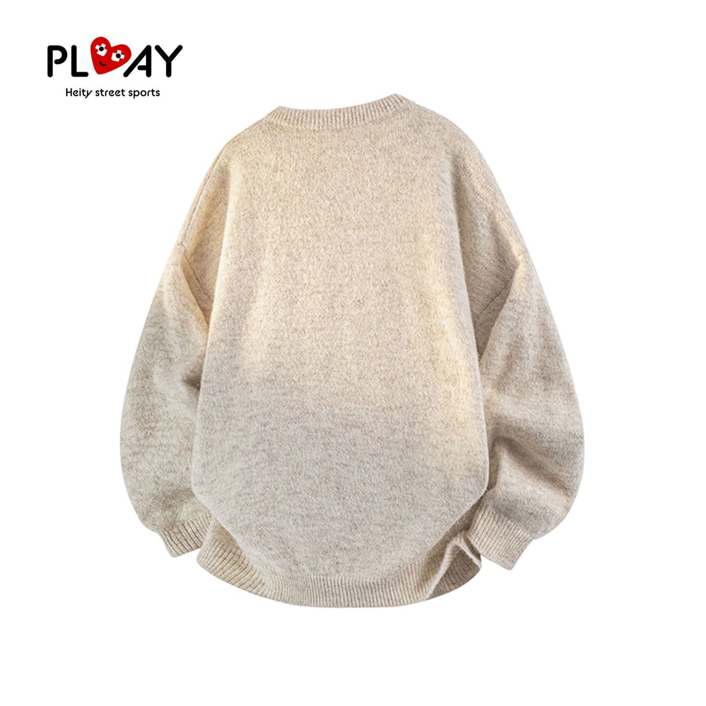 PLAY HEITY 官方针织衫秋冬季男女情侣款宽松慵懒风纽扣领毛线衣,淘宝优惠券,粉丝福利购,淘宝优惠卷