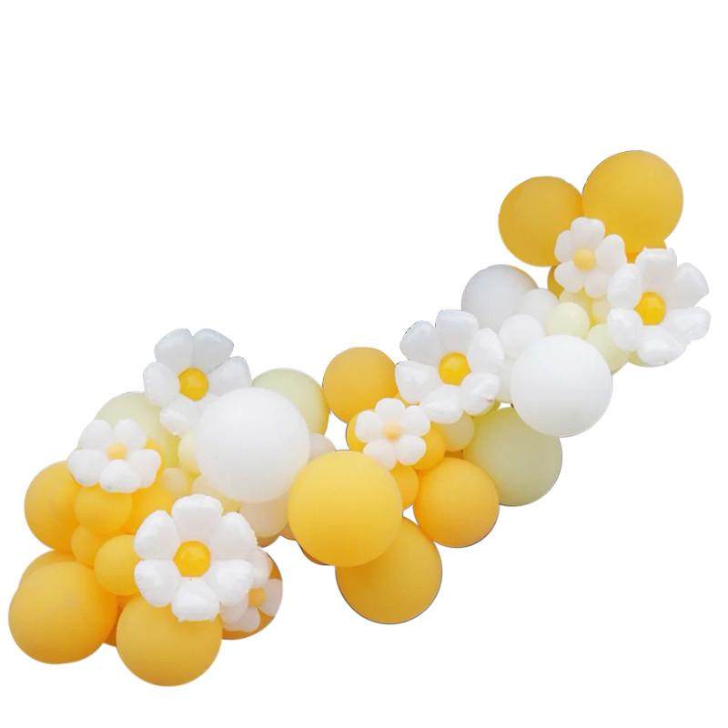 开业活动雏菊气球链商场新年气氛布置店面门口装饰品场景气球拱门,淘宝优惠券,粉丝福利购,淘宝优惠卷