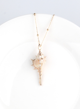 极速2023 Boho Conch pShell Necklace Sea Beach Shell Pendant