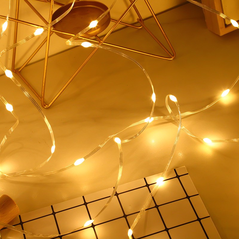 极速彩灯闪灯满天星o七彩太阳能户外灯串装饰氛围灯挂树上的星星 - 图1