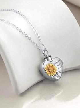 极速。Fashion personality item jewelry Ipeach heart sunflowe