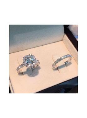 极速Chen Ruis new temperament fasEhion square inlaid zircon