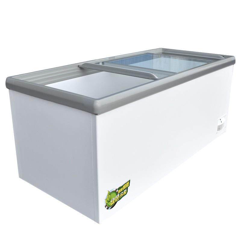 大容量卧式冰柜冷冻展示柜超市商用铜管冷柜玻璃门冰柜,淘宝优惠券,粉丝福利购,淘宝优惠卷