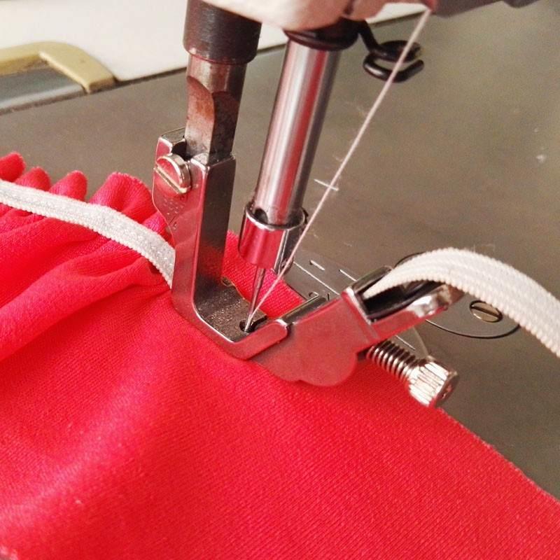 极速新品S537电脑平车松t紧带压脚 全钢拉橡筋压脚 可调带缩皱肩 - 图2