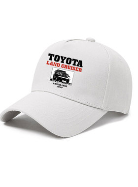 TOYOTA丰田汽车联名日系兰德酷路泽可定制帽子男女夏季网面遮阳