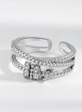 极速Anti Anxiiety Ring Rotatable Ring For Women Men Anxiety