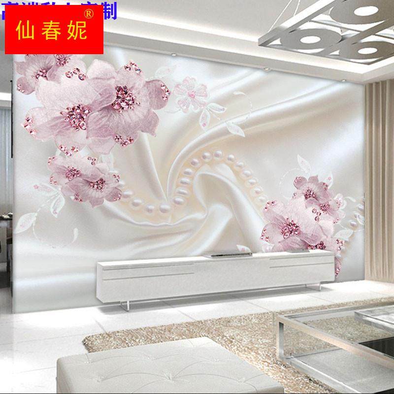 极速8D立体客厅沙发卧室壁纸v壁画5D电视背景墙壁纸5D珠宝花朵影,淘宝优惠券,粉丝福利购,淘宝优惠卷