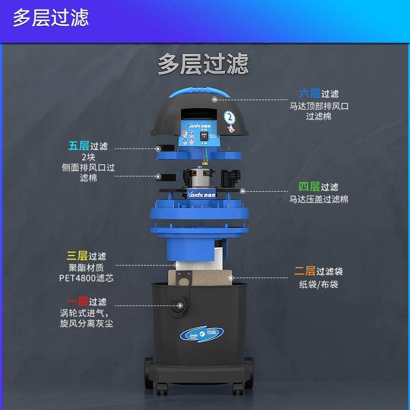 DL-1032T粉尘商用桶式吸尘器工业大功率吸尘机低噪音,淘宝优惠券,粉丝福利购,淘宝优惠卷