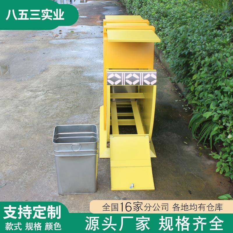 创意新款景区垃圾桶古典中式街道垃圾箱镀锌板两分类垃圾桶果皮箱,淘宝优惠券,粉丝福利购,淘宝优惠卷
