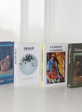 速发假书装饰风格客意书房创书书摆件书架酒柜装饰厅模型摆设