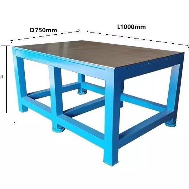 重型钳工修模钳工工作台抽屉式加厚纯钢板装配钳工桌焊接实训台 - 图0