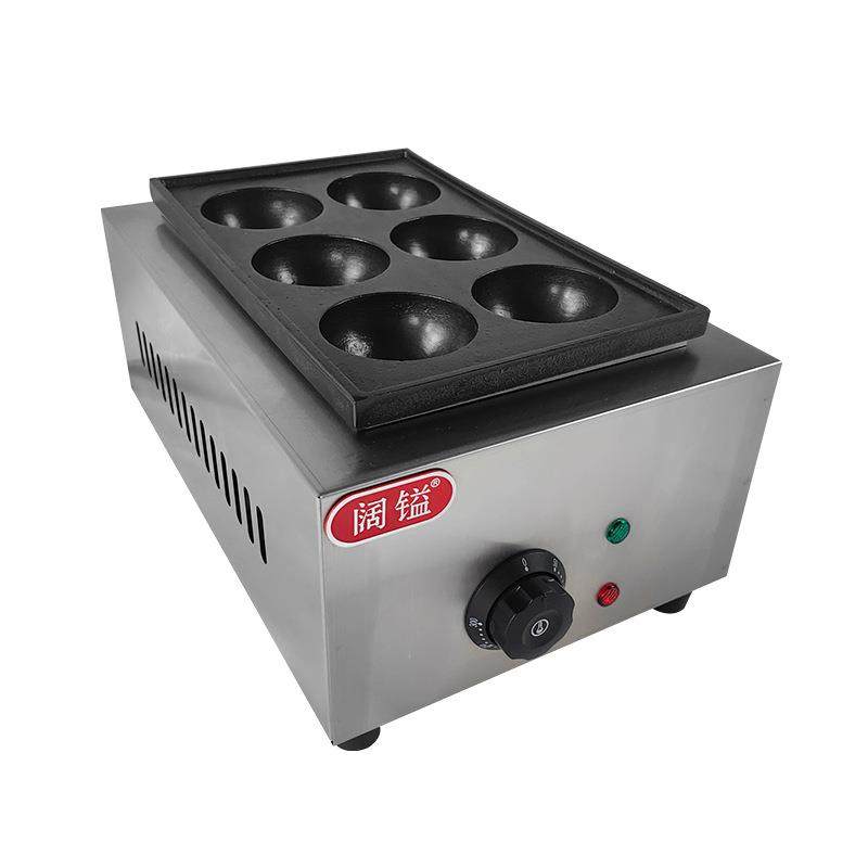 跨境现货电鱼丸炉小吃店商用设备章鱼烧机电热单板章鱼小丸子炉,淘宝优惠券,粉丝福利购,淘宝优惠卷