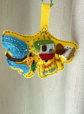 秋冬枫叶银杏叶DIY包挂钥匙扣