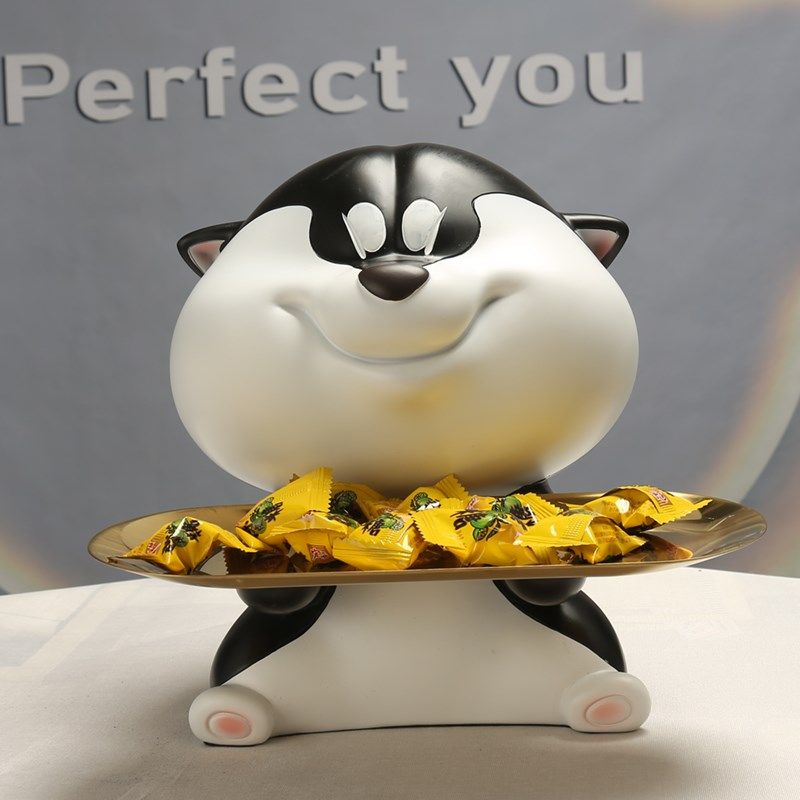 速发柴犬托盘家用桌巾盒个性玄关茶几纸餐收纳电视柜盘,淘宝优惠券,粉丝福利购,淘宝优惠卷