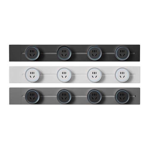 国际电工可移动轨道插座家用厨房明装电力滑动导轨式餐边柜子插排 - 图3