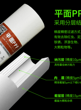 10寸净水器滤芯全套椰壳前置三级pp棉RO膜反渗透活性炭家用五级