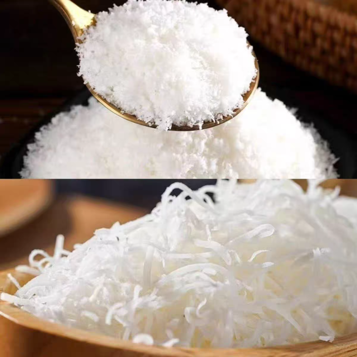 椰蓉粉椰丝条500g烘焙专用原料月饼面包馅料椰子丝肉碎商用果干,淘宝优惠券,粉丝福利购,淘宝优惠卷