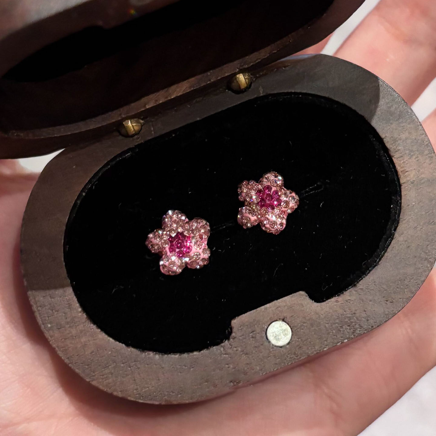 爆闪粉色小花花养耳洞耳钉女轻奢高级感睡觉免摘甜美少女风耳骨钉,淘宝优惠券,粉丝福利购,淘宝优惠卷
