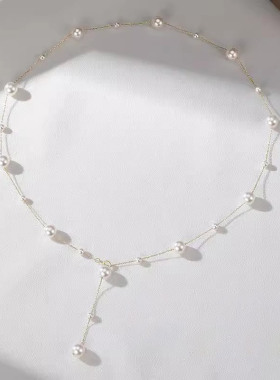 满天星珍珠项链女款轻奢轻奢小众