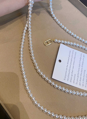 许我耀眼许研同款珍珠项链高级感