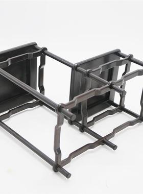 红木博古架盆景茶壶花瓶奇石玉器底座紫光檀实木托多肉植物底座