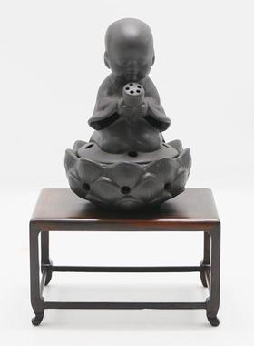 红木底座大红酸枝长方台小花几茶壶茶杯盆景底座 古玩玉石底座